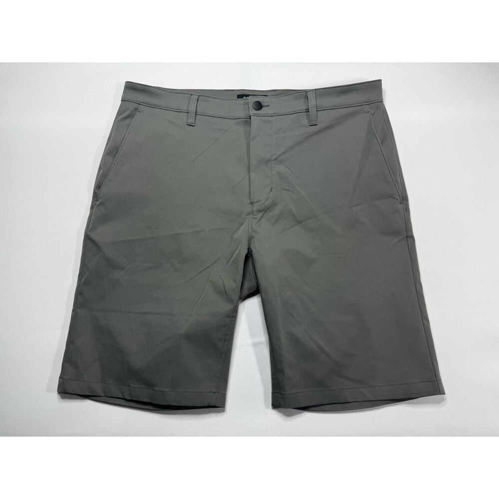 Proof Men's Gray Performance Travel Stretch Golf Chino Shorts - Size 36 (37x10)